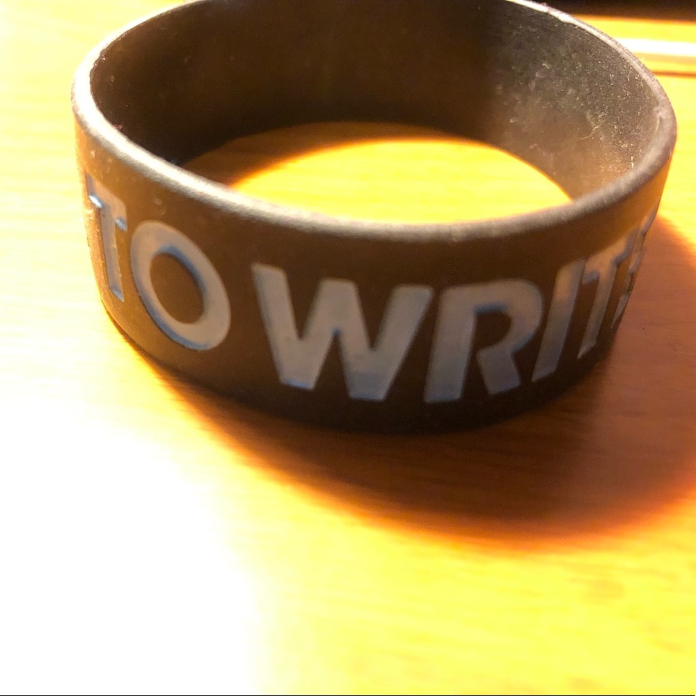 To Write Love On Her Arms Rubber Bracelet